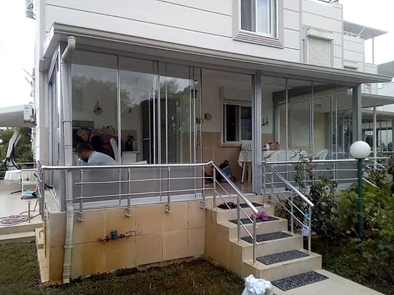 Belek sürme cam balkon