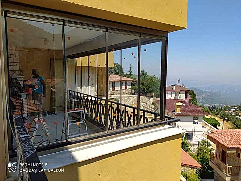 Bronz kasa Katlanır Cam Balkon Geyik Bayırı